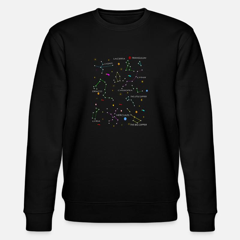 Konstellationen - Stanley/Stella Unisex Bio-Sweatshirt CHANGER  - Schwarz