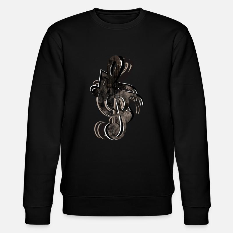 Clé de partition - Sweat bio CHANGER Stanley/Stella Unisexe - noir