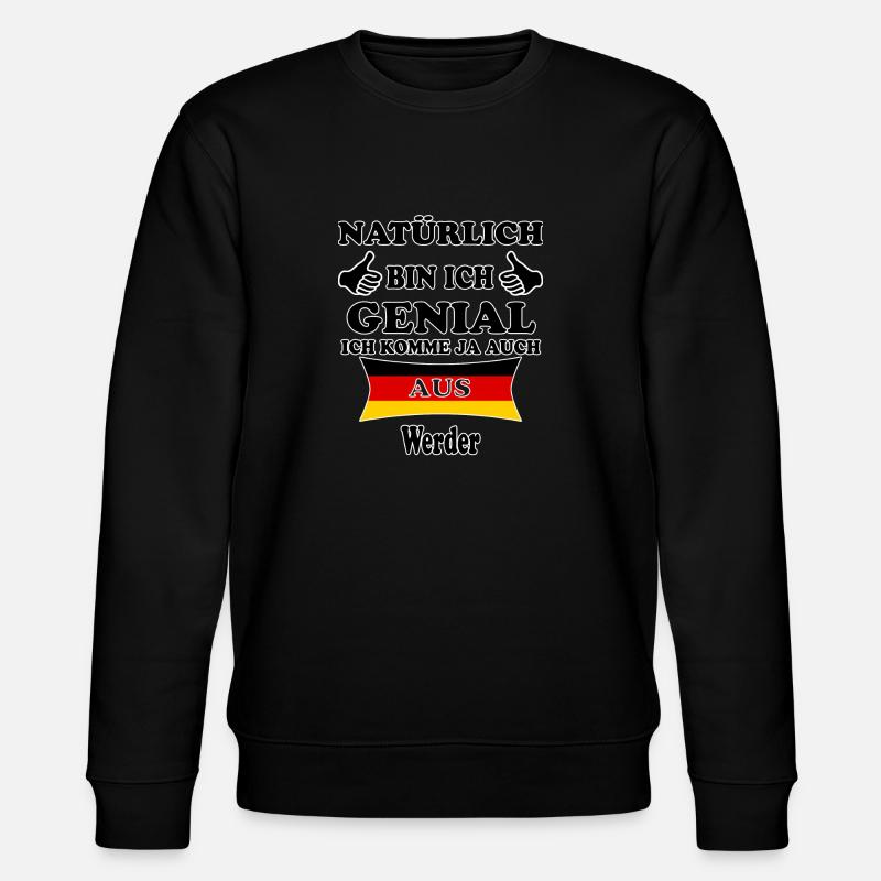 Cadeau Genial vient de Werder - Sweat bio CHANGER Stanley/Stella Unisexe - noir