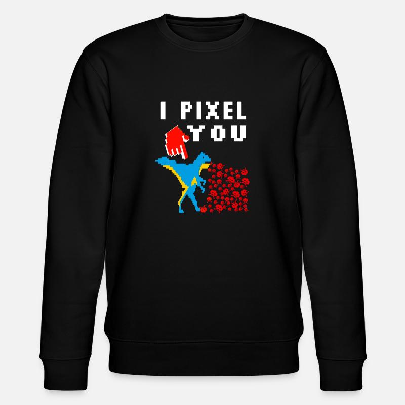 Pixel - Stanley/Stella Unisex Bio-Sweatshirt CHANGER  - Schwarz