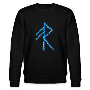Norse Bindrune pour l’énergie. - Sweat bio CHANGER Stanley/Stella Unisexe - noir - Devant - Nik (191cm) & Marisol (170cm)