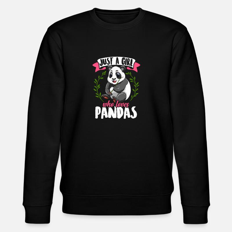 Fille panda - Sweat bio CHANGER Stanley/Stella Unisexe - noir