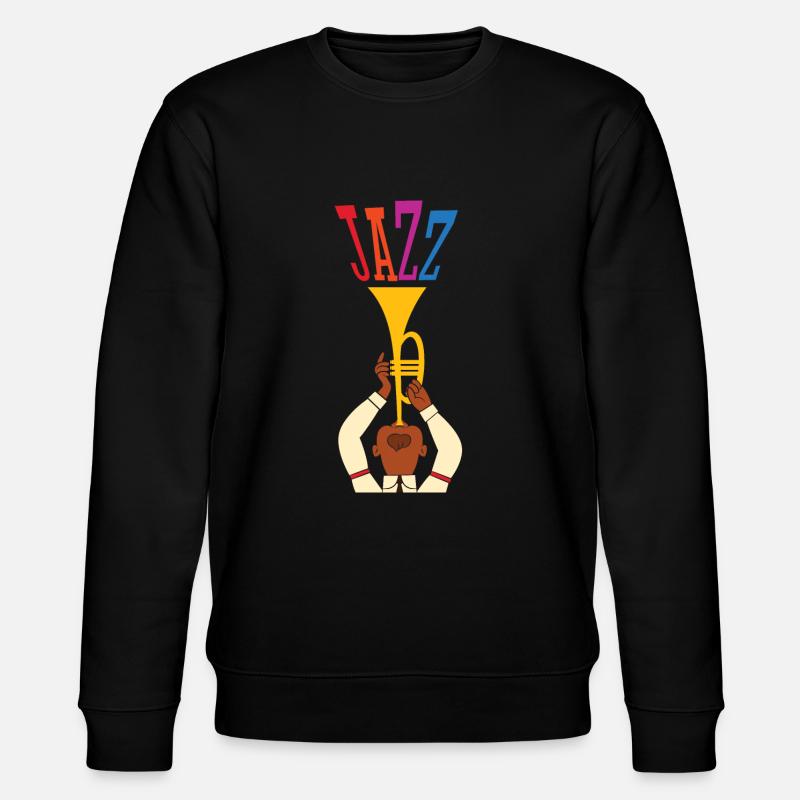 Jazz - Stanley/Stella Unisex Bio-Sweatshirt CHANGER  - Schwarz