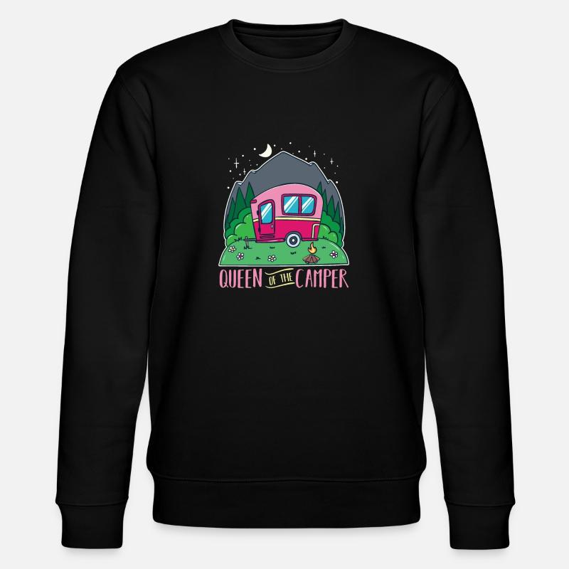 Camper Camping Wohnwagen Wohnmobile - Stanley/Stella Unisex Bio-Sweatshirt CHANGER  - Schwarz
