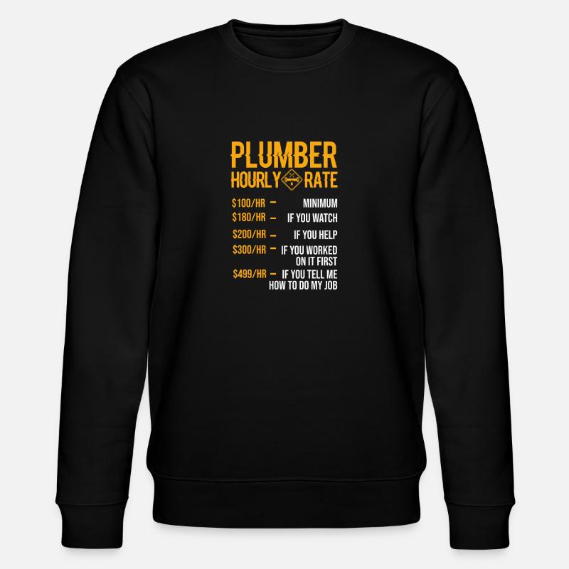 Klempner - Stanley/Stella Unisex Bio-Sweatshirt CHANGER  - Schwarz