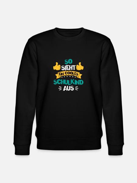 Schulkind - Stanley/Stella Unisex Bio-Sweatshirt CHANGER  - Schwarz
