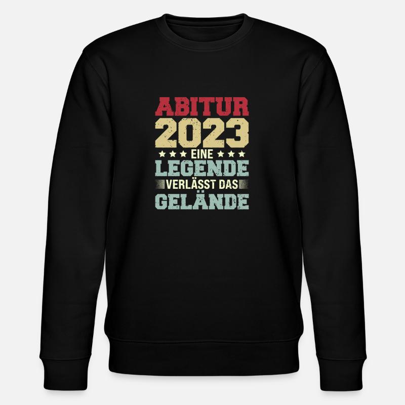 Abitur 2023 - Stanley/Stella Unisex Bio-Sweatshirt CHANGER  - Schwarz