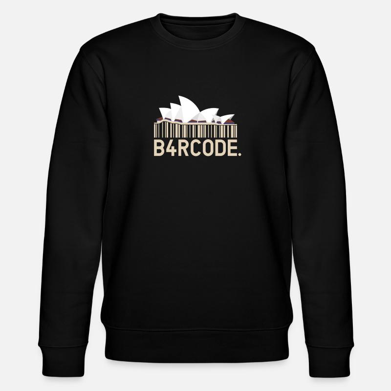 B4RCODE. Sydney - Stanley/Stella CHANGER Unisex Organic Sweatshirt - black