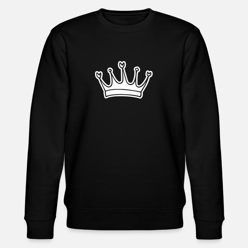 Crown - Stanley/Stella CHANGER Unisex Organic Sweatshirt - black