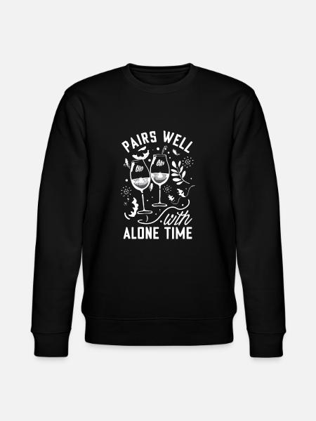 Wein - Stanley/Stella Unisex Bio-Sweatshirt CHANGER - Schwarz