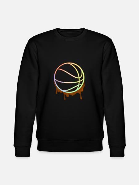 Basketball Pastel Farbverlauf - Stanley/Stella Unisex Bio-Sweatshirt CHANGER  - Schwarz