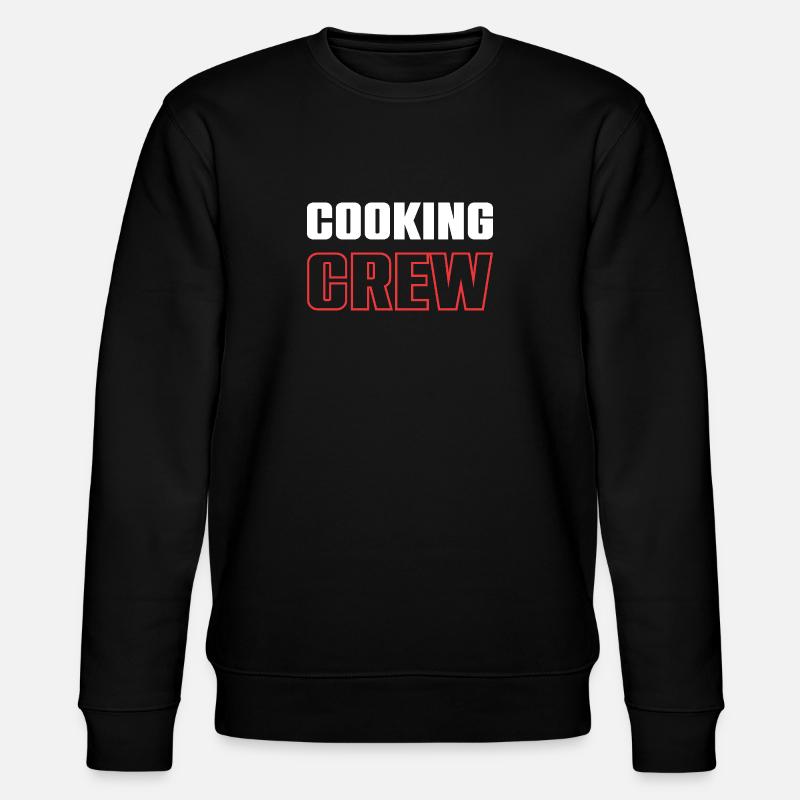 Cooking Crew - Stanley/Stella Unisex Bio-Sweatshirt CHANGER  - Schwarz
