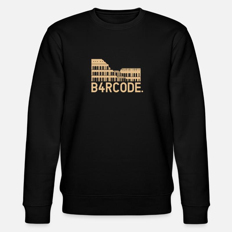 B4RCODE. Rome - Stanley/Stella Unisex Bio-Sweatshirt CHANGER  - Schwarz