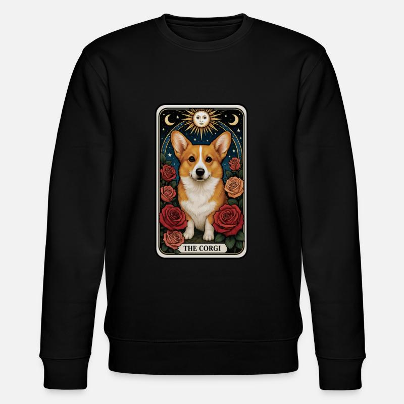 Corgi - Stanley/Stella Unisex Bio-Sweatshirt CHANGER  - Schwarz