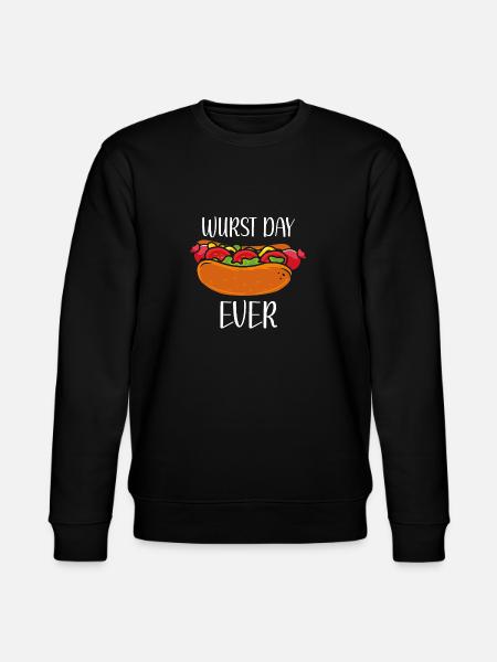 Wurst day ever - Stanley/Stella CHANGER Unisex Organic Sweatshirt - black