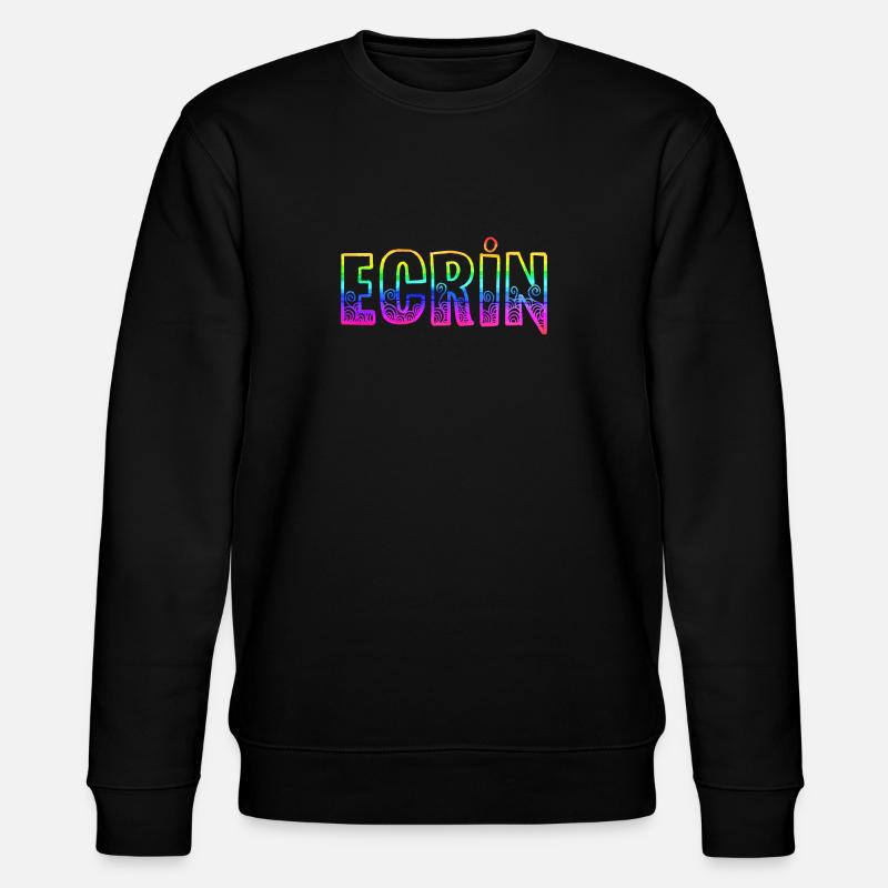 ecrin rs regenbogen - Stanley/Stella Unisex Bio-Sweatshirt CHANGER  - Schwarz