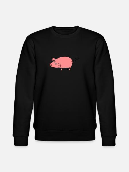 Pig roz3 - Stanley/Stella CHANGER Unisex Organic Sweatshirt - black