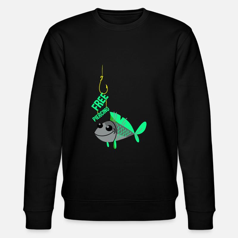 Free Piercing - Stanley/Stella Unisex Bio-Sweatshirt CHANGER  - Schwarz