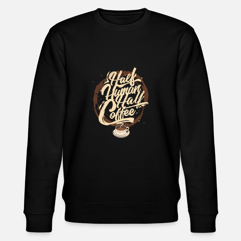 Coffee - Stanley/Stella CHANGER Unisex Organic Sweatshirt - black