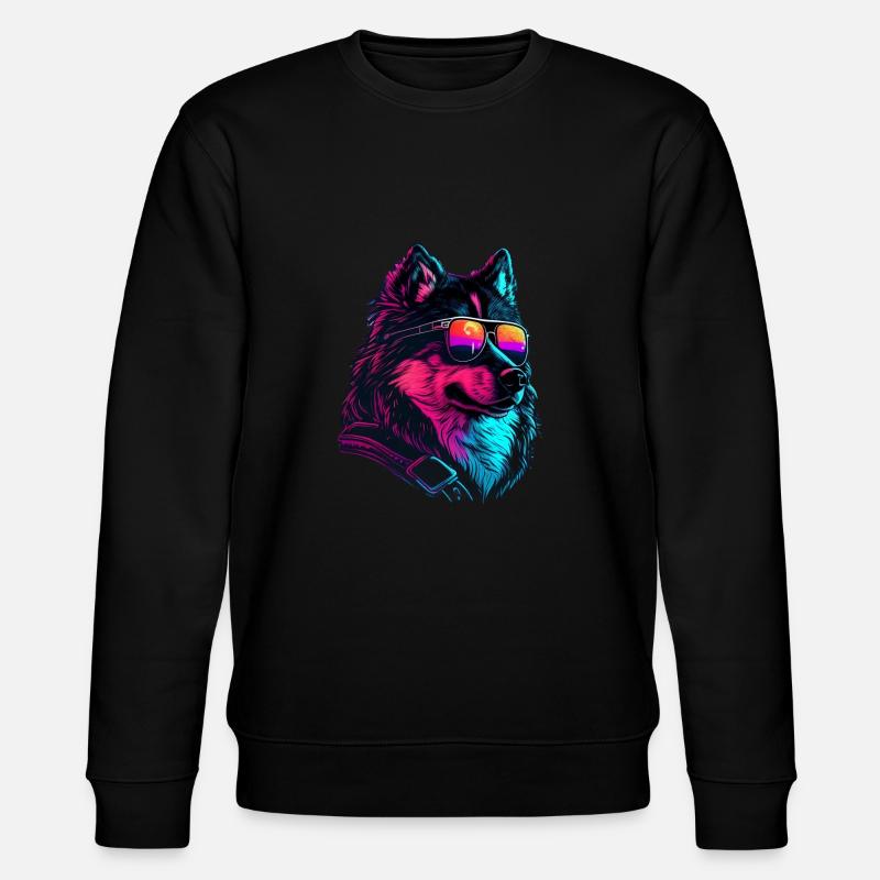 Malamute d’Alaska Chiens Malamutes d’Alaska - Sweat bio CHANGER Stanley/Stella Unisexe - noir