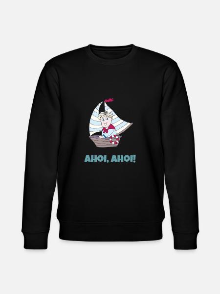 Little Captain Ahoy - Stanley/Stella CHANGER Unisex Organic Sweatshirt - black