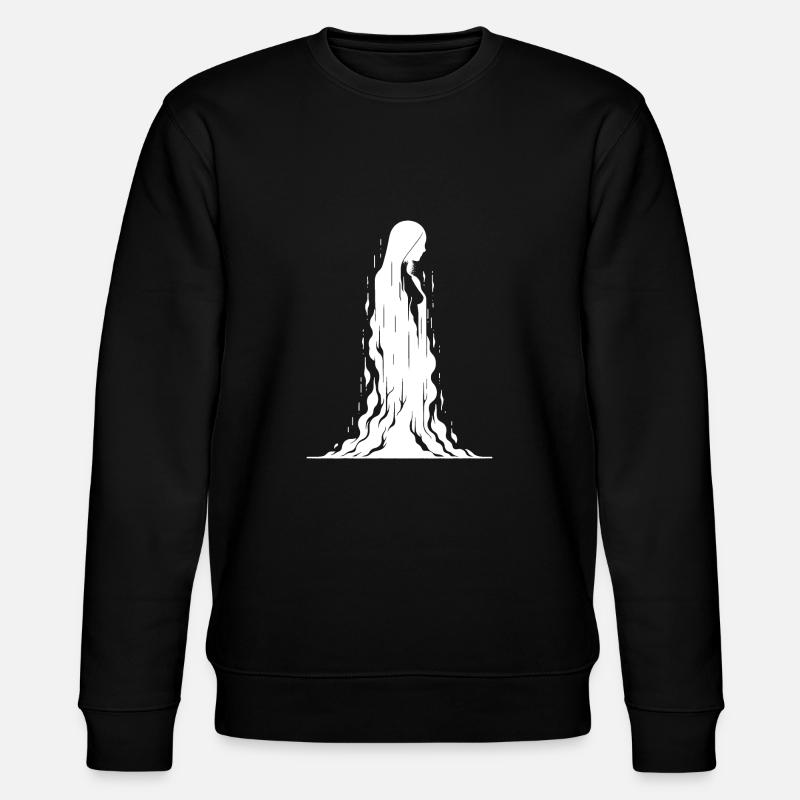 Banshee (white) - Stanley/Stella CHANGER Unisex Organic Sweatshirt - black