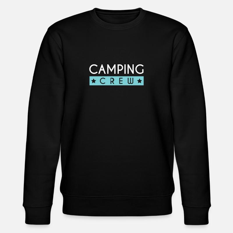 Camping Crew - Stanley/Stella CHANGER Unisex Organic Sweatshirt - black