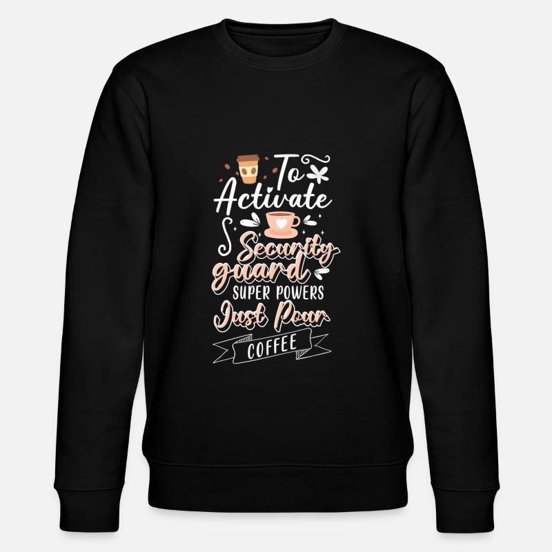 Security Security Bouncer Work - Stanley/Stella CHANGER Unisex Organic Sweatshirt - black