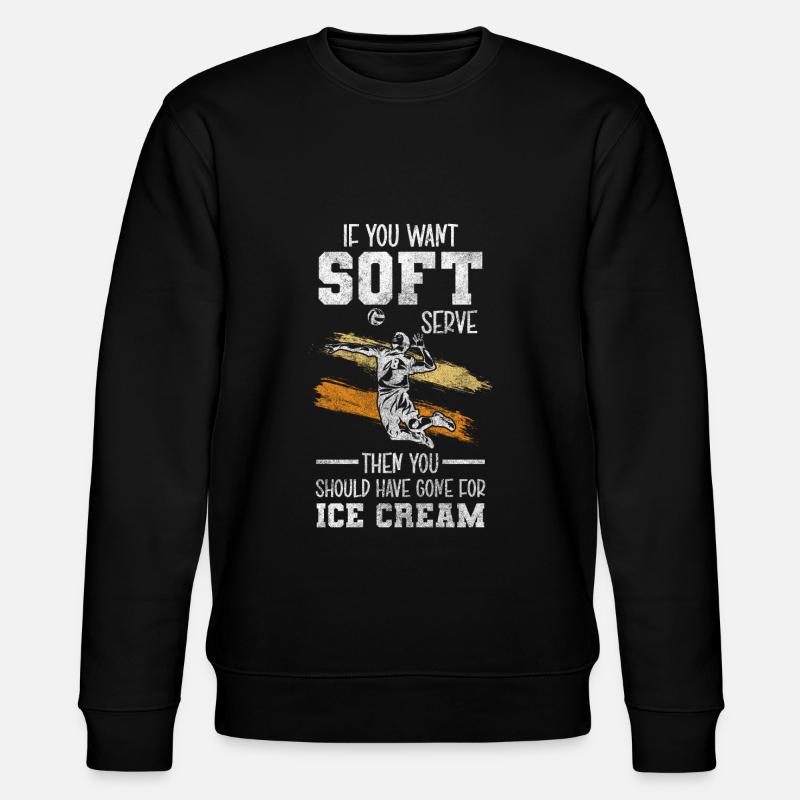 Volleyball Player Team Beach - Stanley/Stella CHANGER Unisex Organic Sweatshirt - black