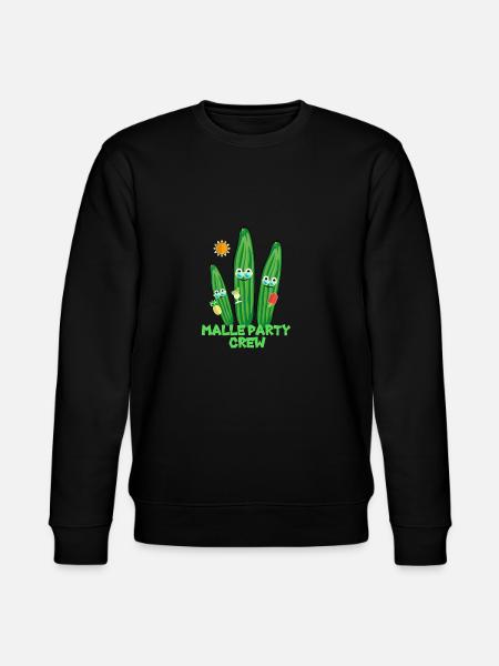 gurken familie,gurken,gurke,malle, Mallorca - Stanley/Stella Unisex Bio-Sweatshirt CHANGER - Schwarz