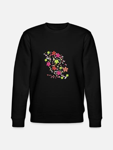 Fleurs,Fleur,Printemps,Fleurs,Rouge - Sweat bio CHANGER Stanley/Stella Unisexe - noir
