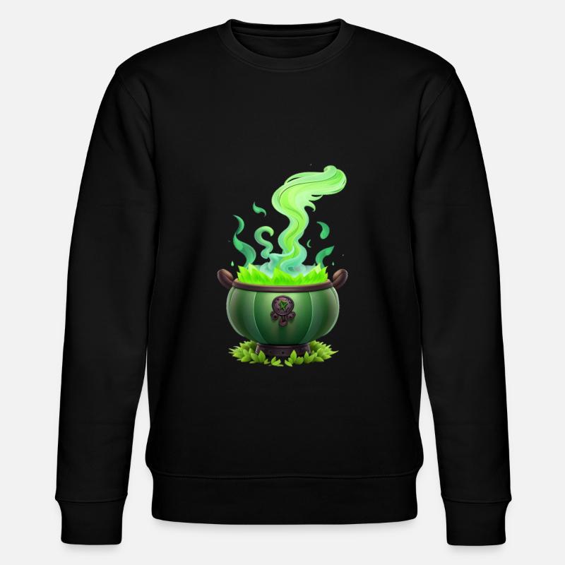 Witch's Cauldron - Stanley/Stella CHANGER Unisex Organic Sweatshirt - black