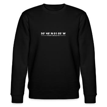 Portsmouth Coordinates - Stanley/Stella CHANGER Unisex Organic Sweatshirt - black - Front - Nik (191cm) & Marisol (170cm)