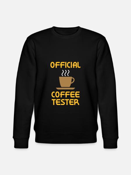 Official coffee tester - Stanley/Stella CHANGER Unisex Organic Sweatshirt - black