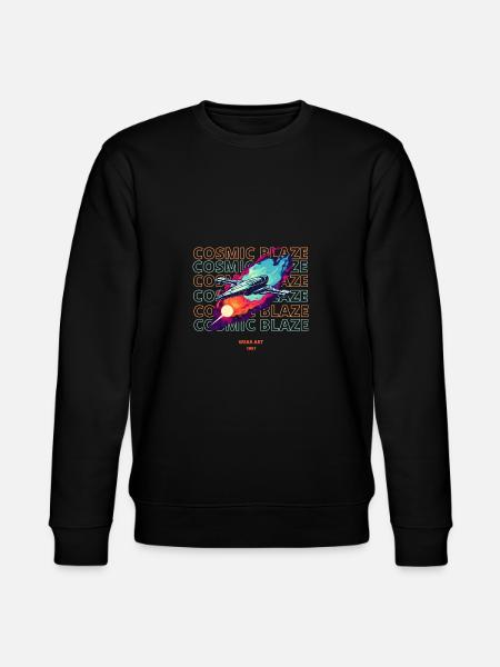 Cosmic Blaze - Stanley/Stella CHANGER Unisex Organic Sweatshirt - black