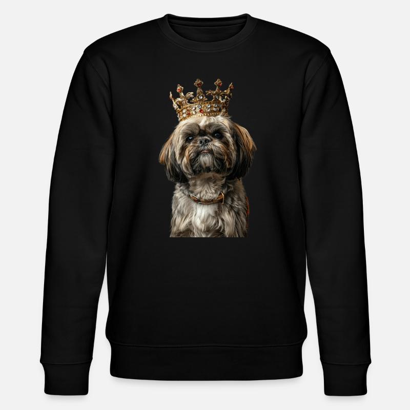Shih Tzu - Stanley/Stella Unisex Bio-Sweatshirt CHANGER  - Schwarz