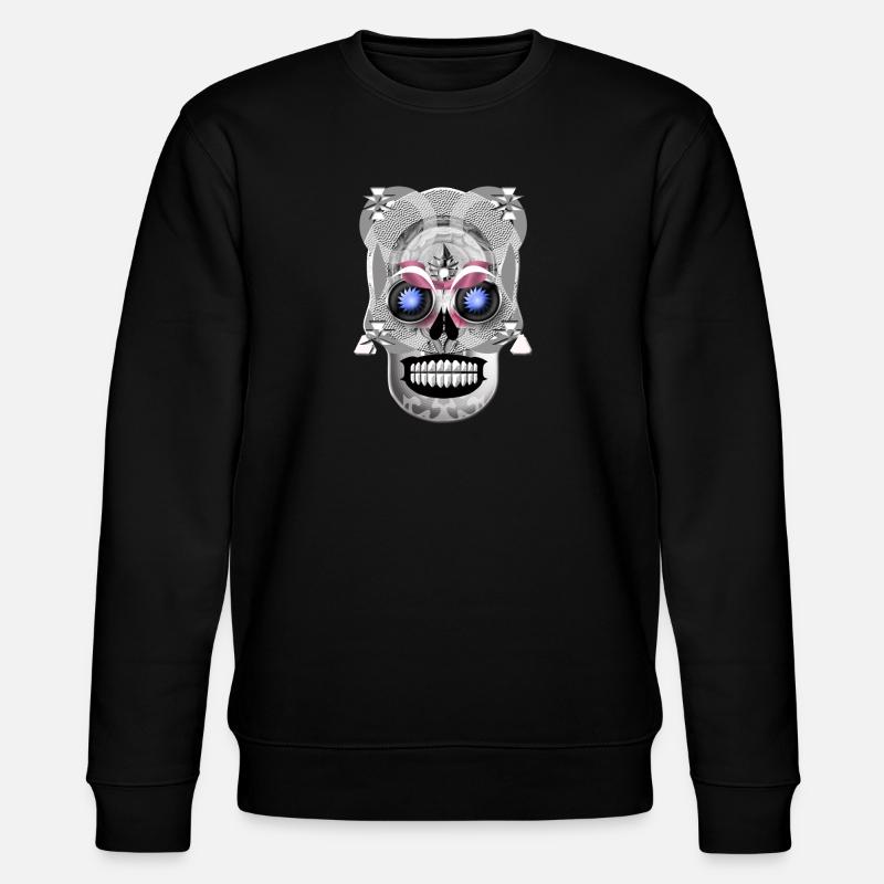 Crâne 3 - Sweat bio CHANGER Stanley/Stella Unisexe - noir