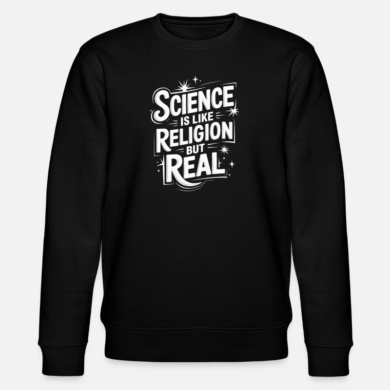 Athéisme, athée, anti-religion, agnostique - Sweat bio CHANGER Stanley/Stella Unisexe - noir