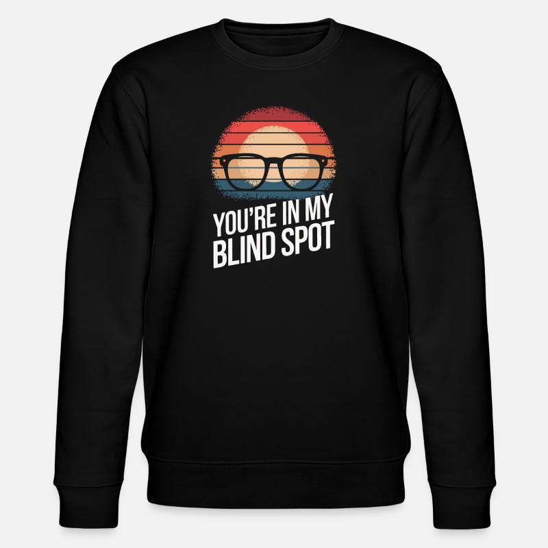 Blinde Blindheit Sehbehinderte Menschen - Stanley/Stella Unisex Bio-Sweatshirt CHANGER  - Schwarz