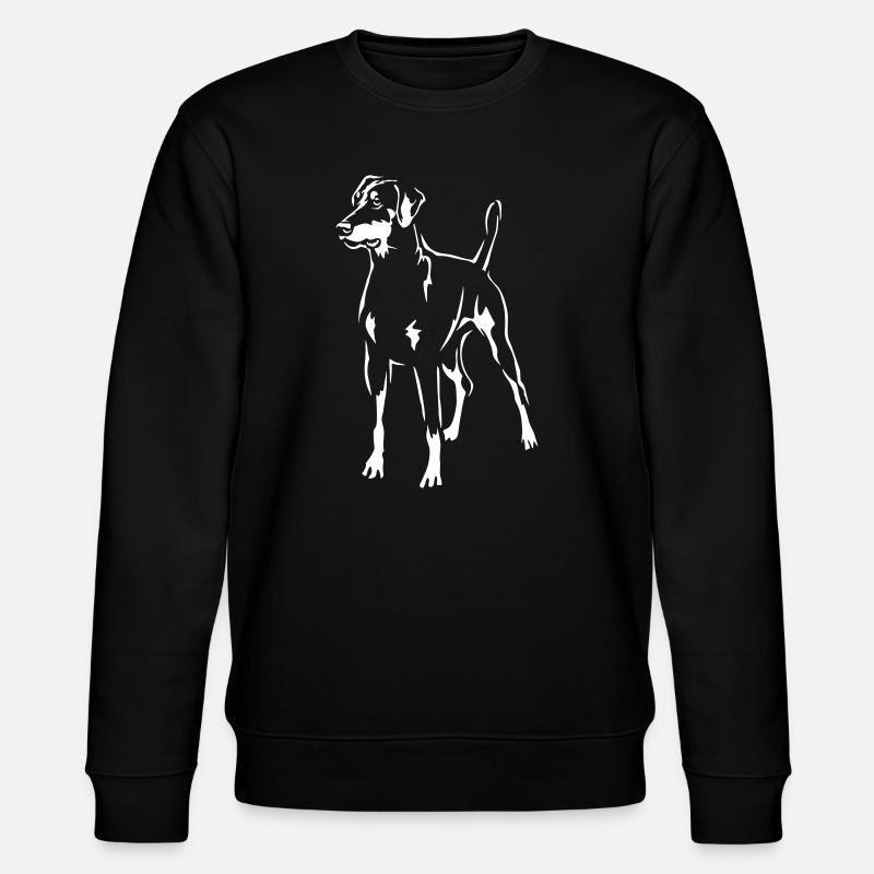 Dobermann "Black Edition" - Stanley/Stella Unisex Bio-Sweatshirt CHANGER  - Schwarz