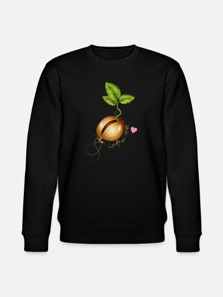 germinating - gardening with love - Stanley/Stella CHANGER Unisex Organic Sweatshirt - black