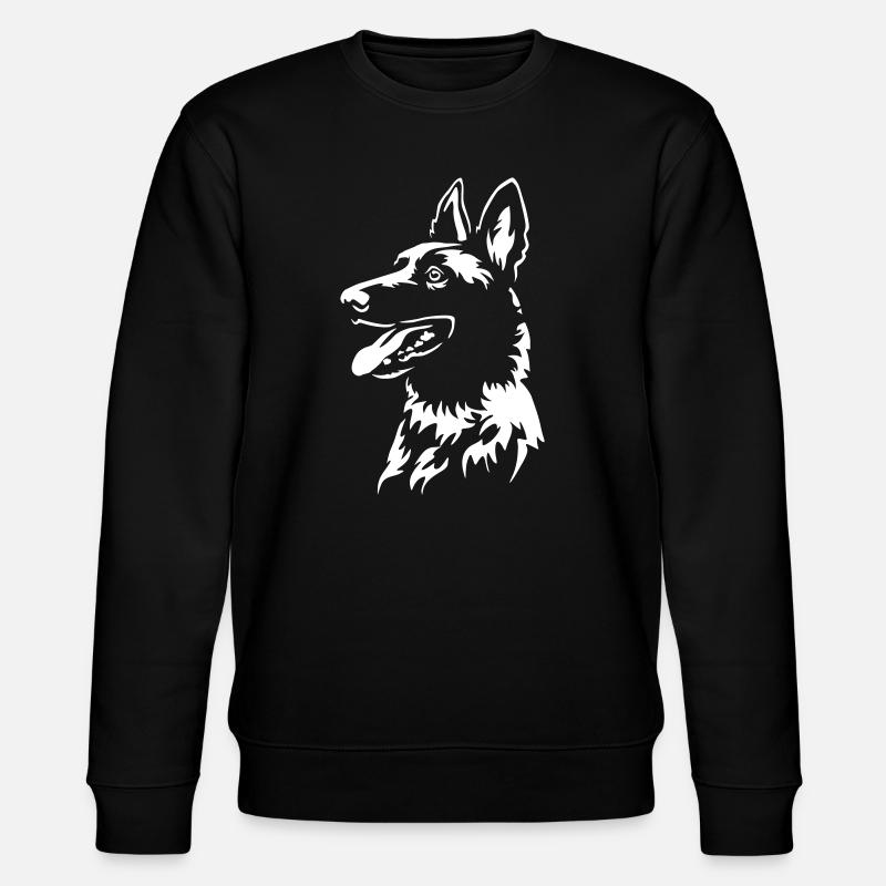Malinois Head « Black Edition » - Sweat bio CHANGER Stanley/Stella Unisexe - noir