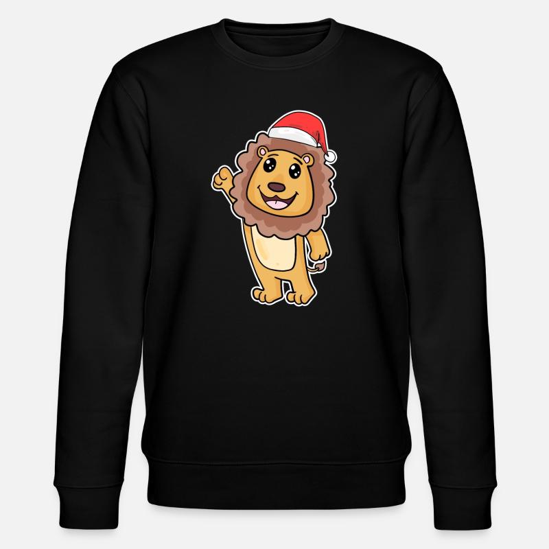 Leo Christmas - Stanley/Stella CHANGER Unisex Organic Sweatshirt - black