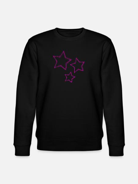 STAR. STARS. FEAST. ANNIVERSARY - Stanley/Stella CHANGER Unisex Organic Sweatshirt - black