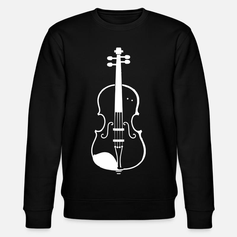 Croquis de violon - Sweat bio CHANGER Stanley/Stella Unisexe - noir