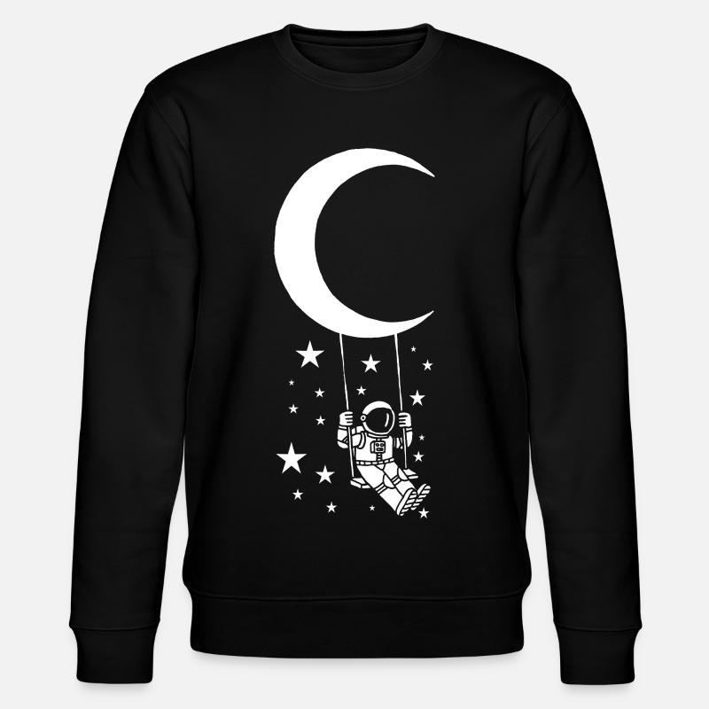 Balançoire sur la lune - Sweat bio CHANGER Stanley/Stella Unisexe - noir