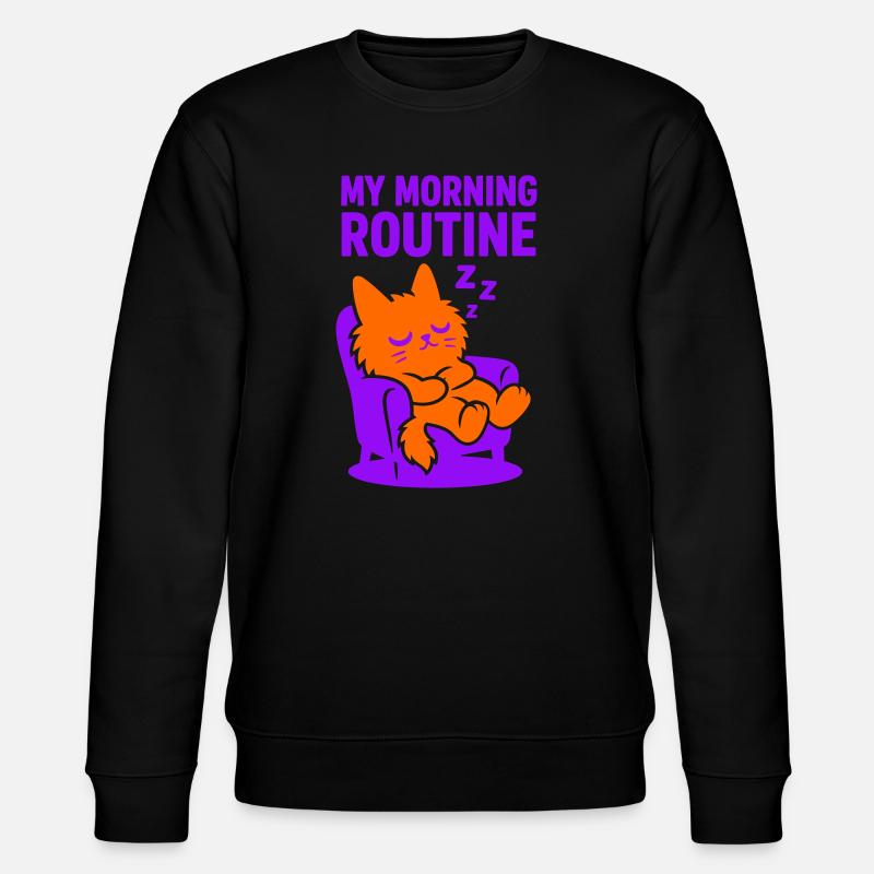 Routine matinale chat #1 - Sweat bio CHANGER Stanley/Stella Unisexe - noir