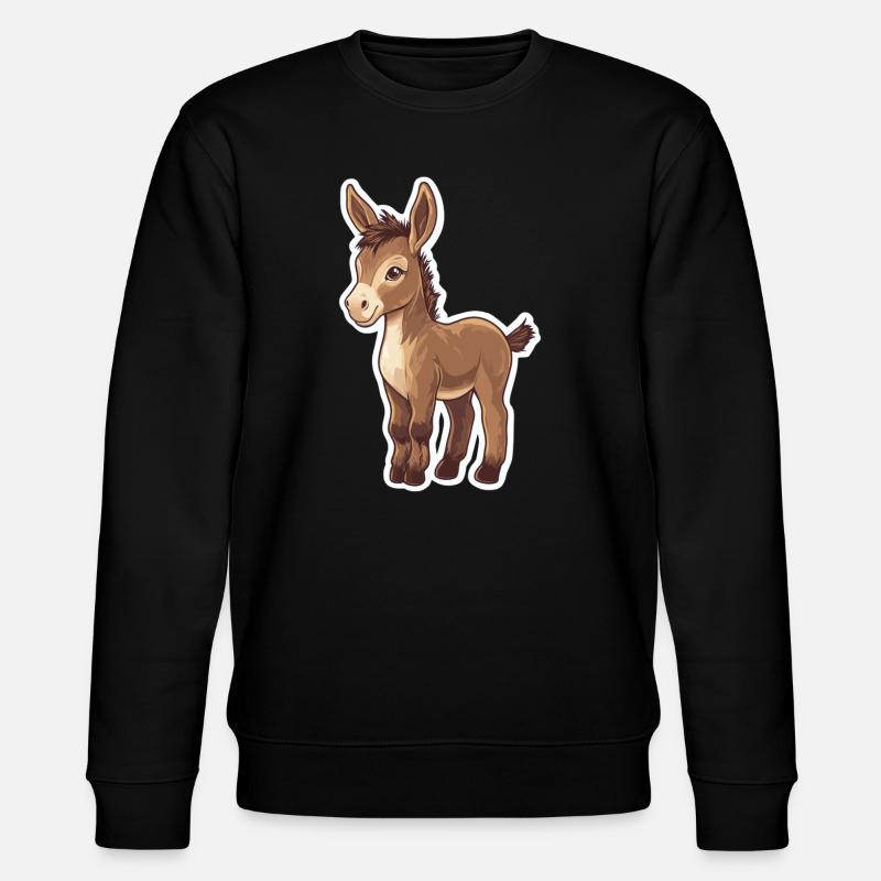 Esel - Stanley/Stella Unisex Bio-Sweatshirt CHANGER  - Schwarz