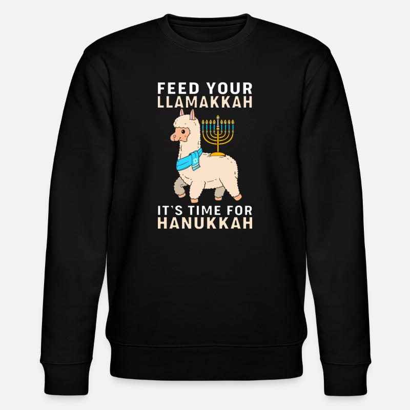 Hanoukka Hanoukka Hanoukka Lama - Sweat bio CHANGER Stanley/Stella Unisexe - noir