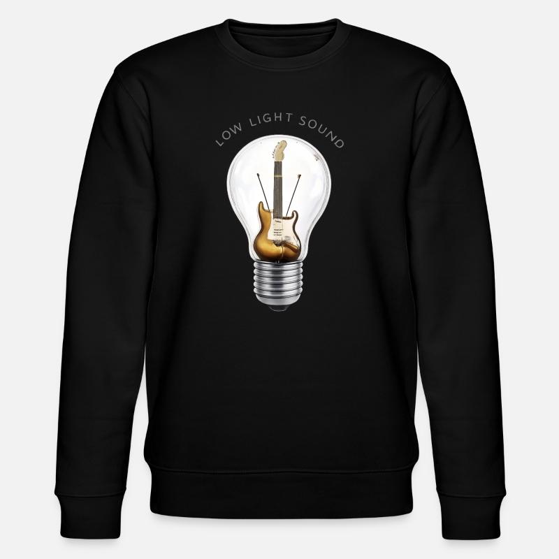Guitare dans une ampoule - Sweat bio CHANGER Stanley/Stella Unisexe - noir